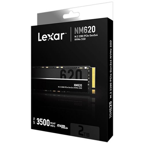 Lexar NM620 M.2 2280 PCIe Gen3x4 NVMe SSD - 2TB