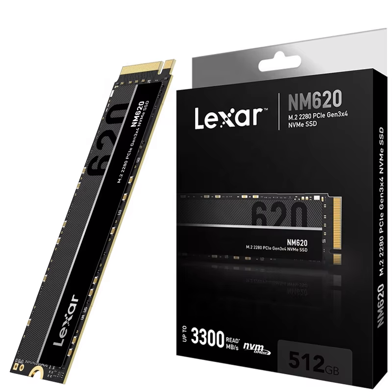 Lexar NM620 M.2 2280 PCIe Gen3x4 NVMe SSD - 512G  