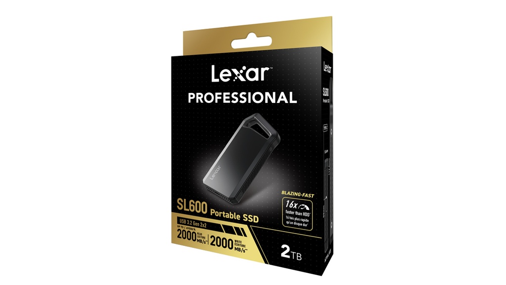 Lexar Professional SL600 Portable SSD بسعة 2 تيرابايت (2TB)