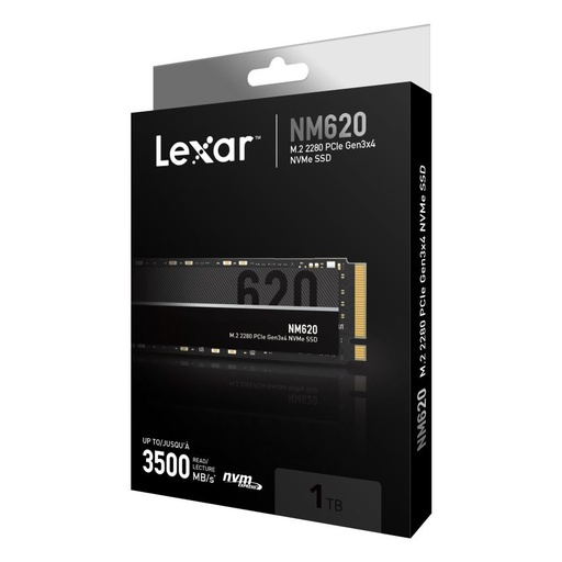 Lexar NM620 M.2 2280 PCIe Gen3x4 NVMe SSD - 1TB 