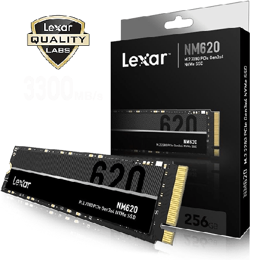 Lexar NM620 M.2 2280 PCIe Gen3x4 NVMe SSD - 256G   